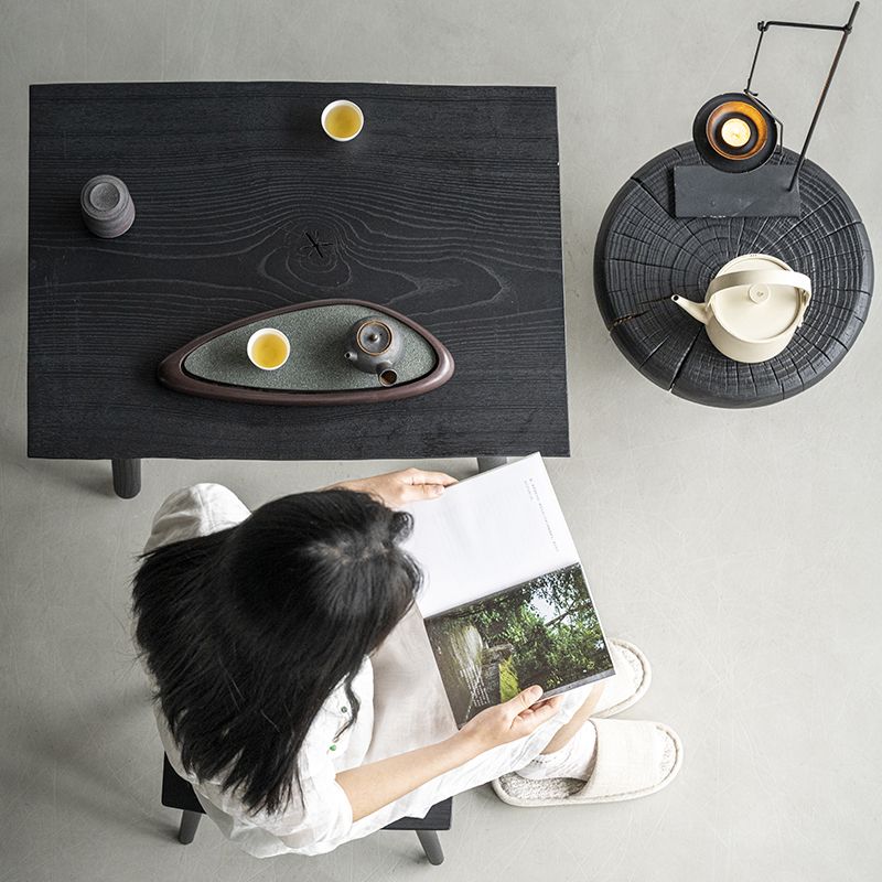 Petite stool — Charcoal Series