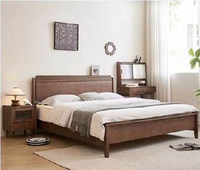 Upholstered solid ash bed