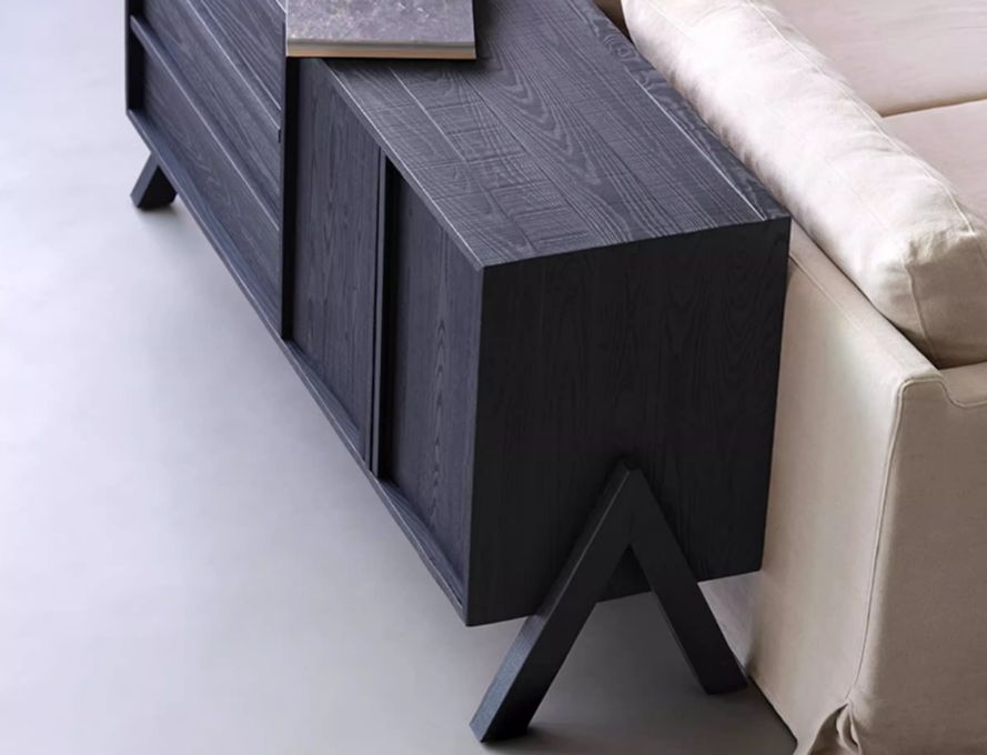 Charred sideboard — Charcoal Series