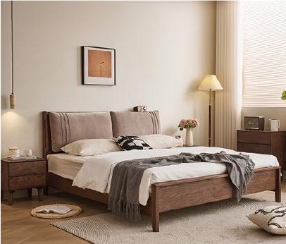 Upholstered summer-winter bed