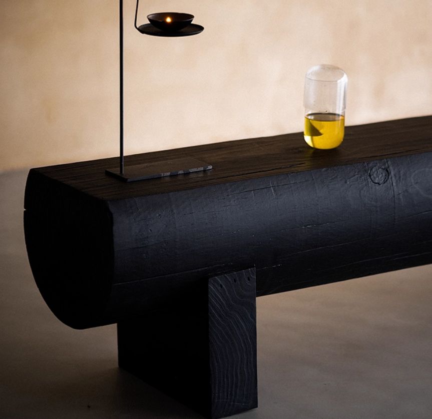 Shoe bench — Charcoal Series
