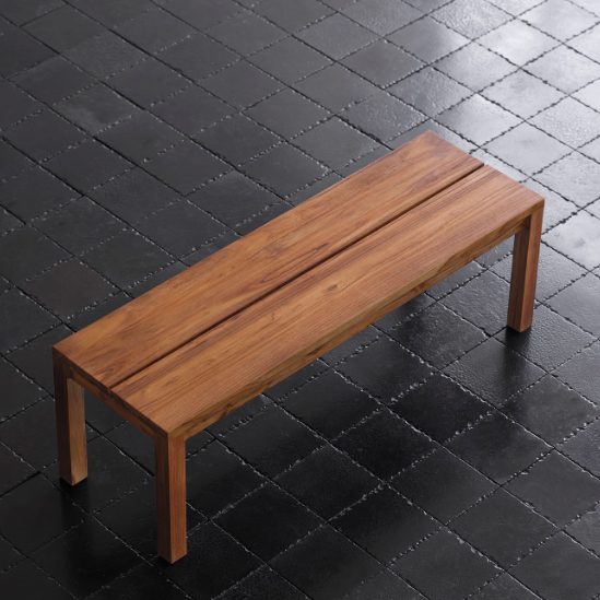 Plantation teak dining bench — Teak Series