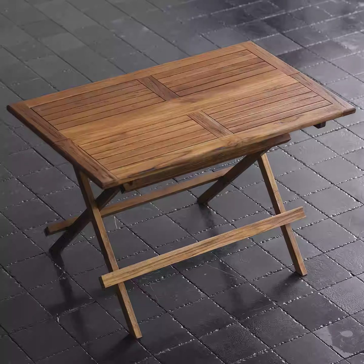 Plantation teak folding dining table — Teak Series