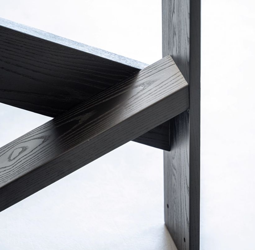 Drifting Cloud tea table — Charcoal Series