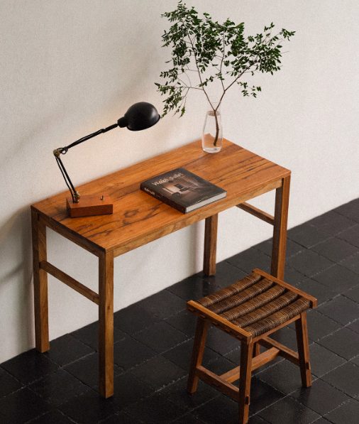 Plantation teak writing desk — Teak Series
