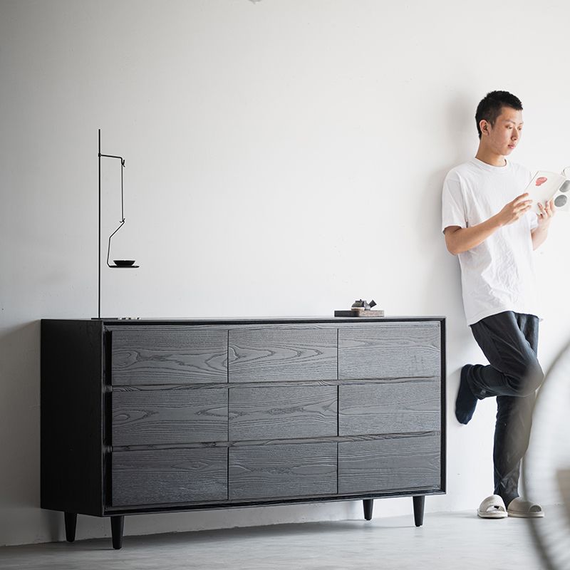 Shanxing nine-drawer chest — Charcoal Series