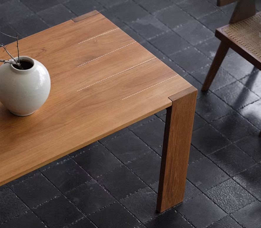 Teak dining table & office desk — Teak Series