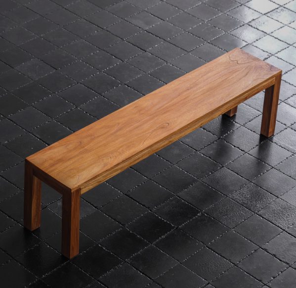 Plantation teak long bench — Teak Series