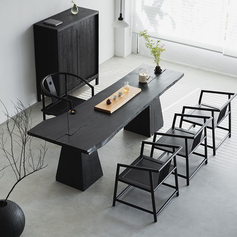 Charred elm chair — Charcoal Series