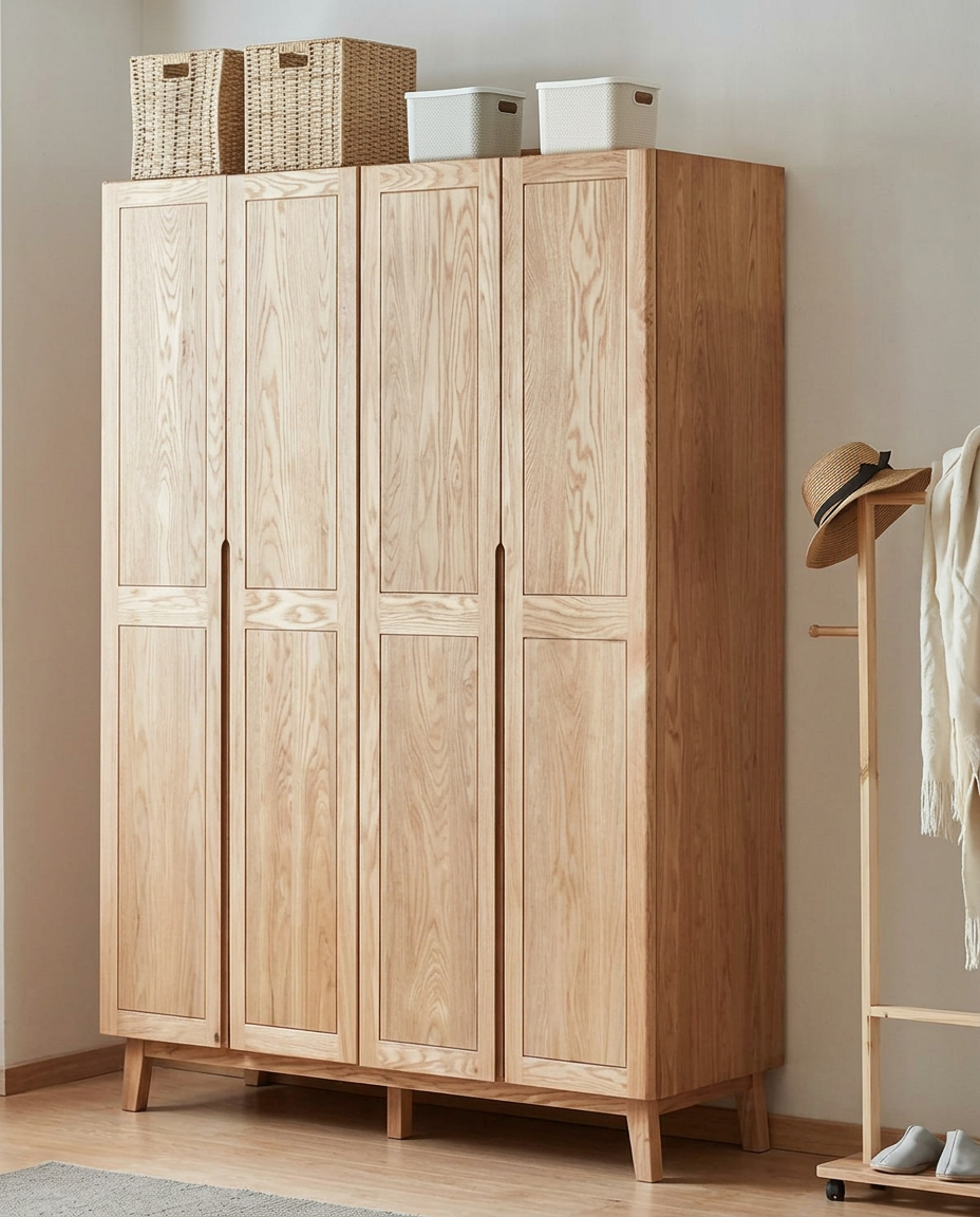 Four-door wardrobe