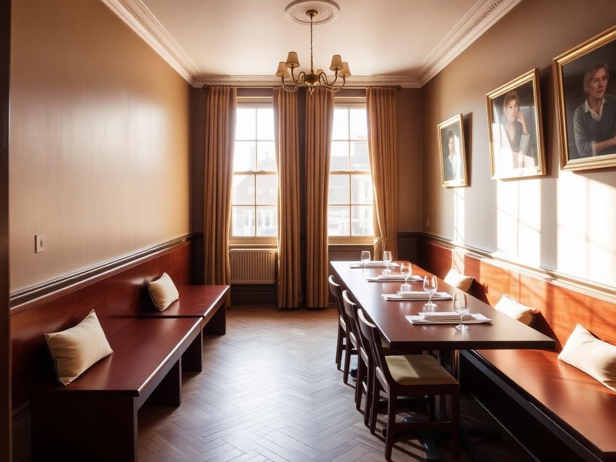 How to seat eight in a narrow London dining room