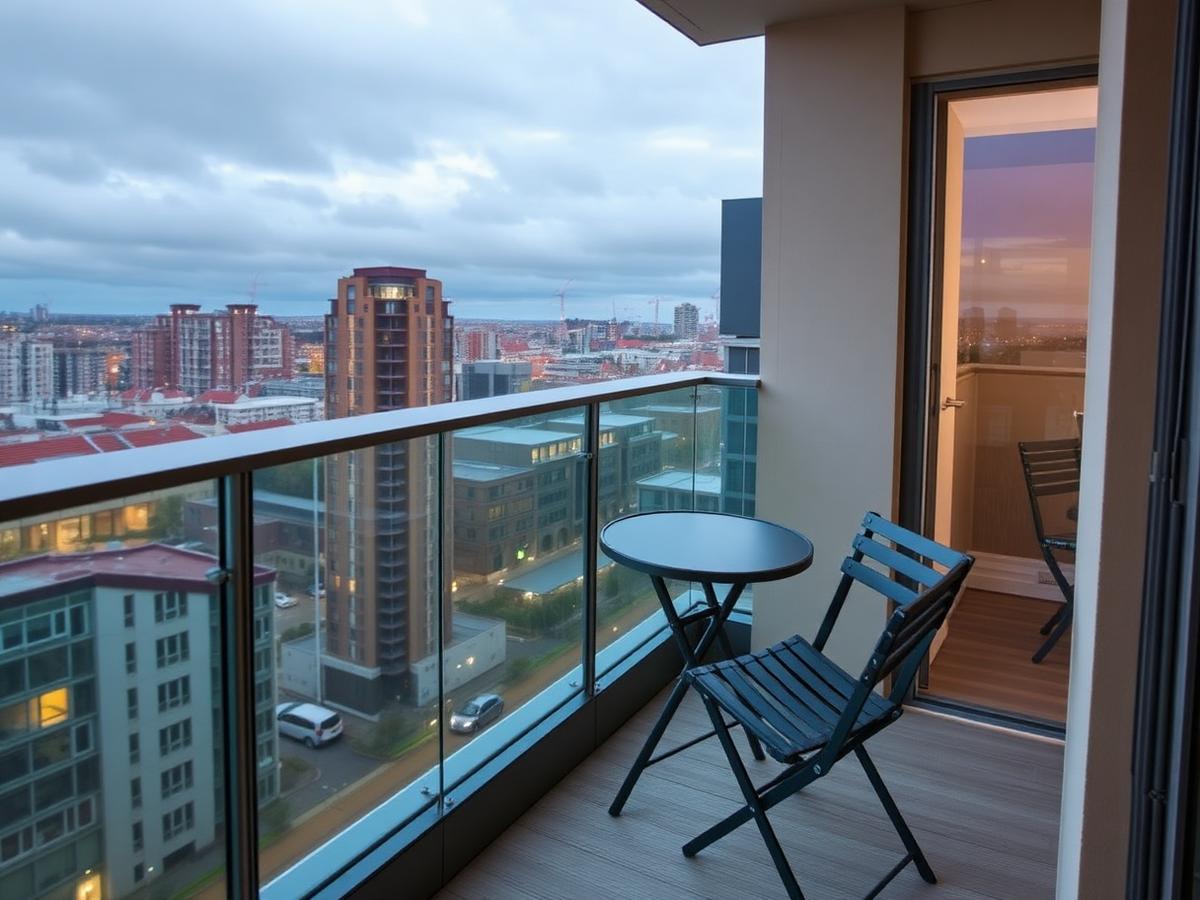 Balcony furniture for UK new-build apartments
